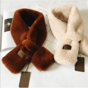 Imitate mink hair scarf